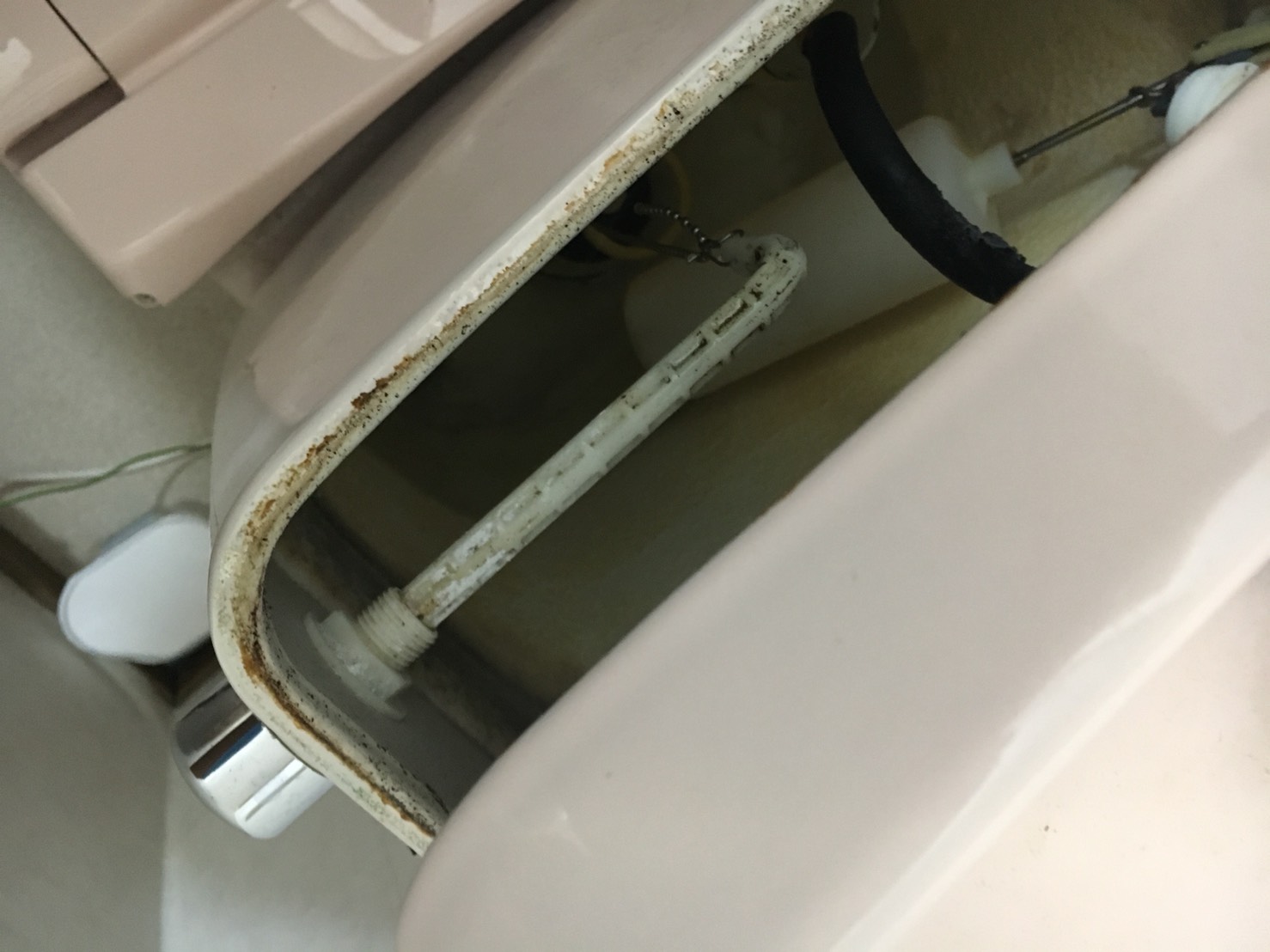 トイレタンク内部