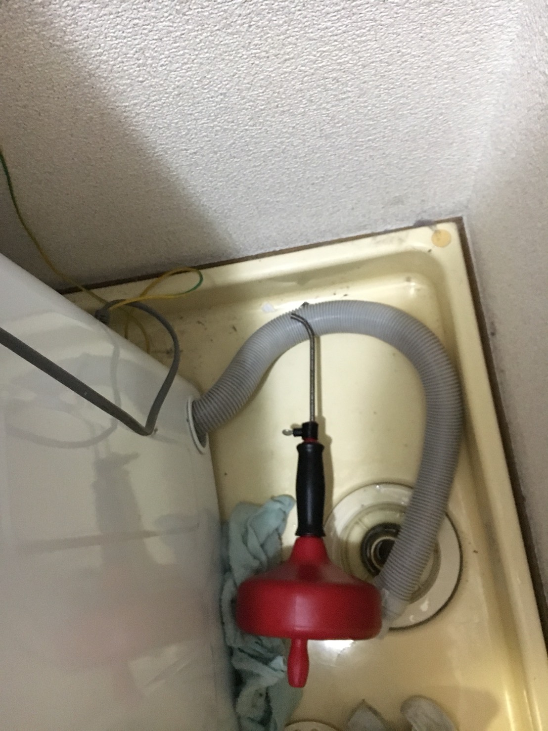 埼玉県和光市 洗濯防水パンつまり